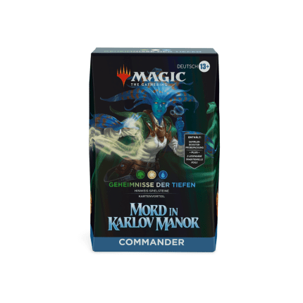 mord in karlov manor commander deck geheimnisse der tiefen deutsch german guenstig billig kaufen mkm mtg tcg