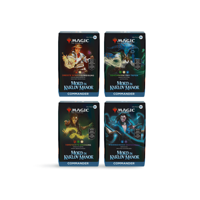 Mord in Karlov Manor Commander Deck Display (4 Decks) – Bild 1