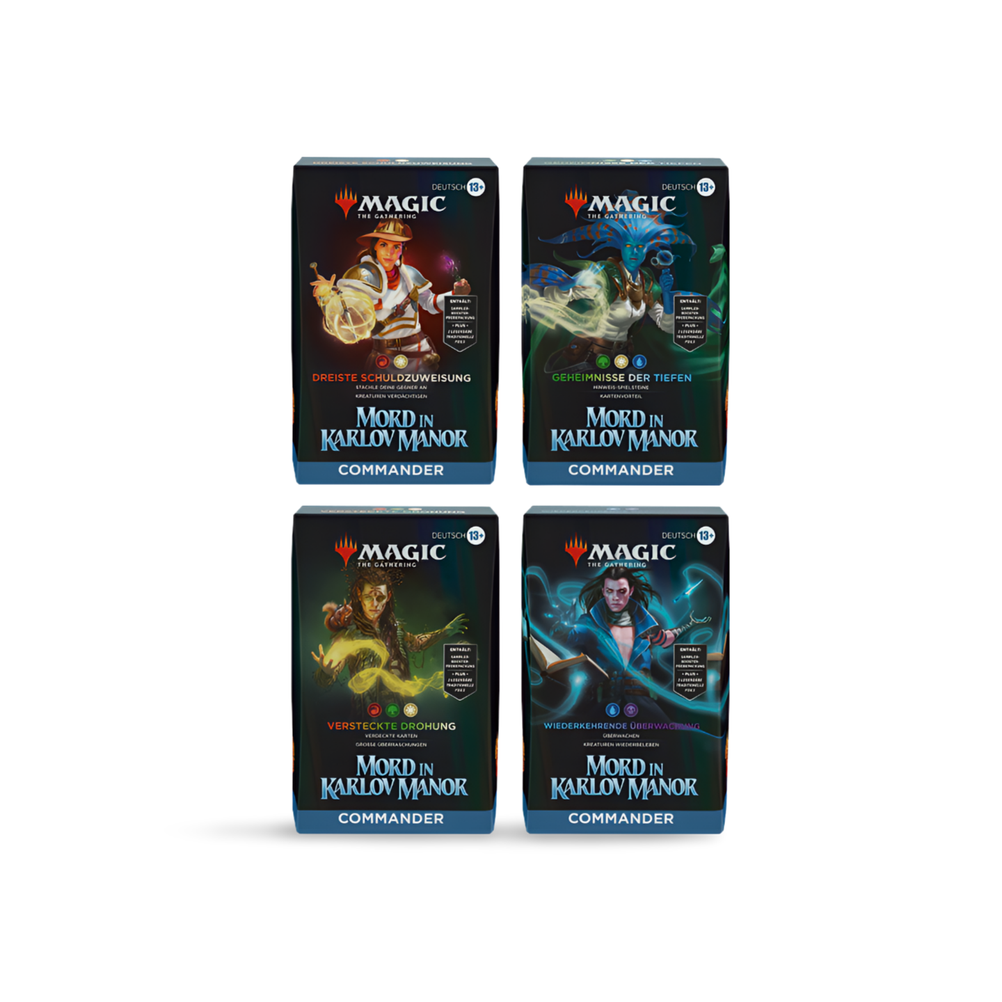 Mord in Karlov Manor Commander Deck Display (4 Decks) – Bild 1