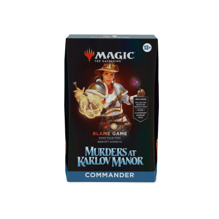murders at karlov manor commander deck blame game englisch english guenstig billig kaufen mkm mtg tcg