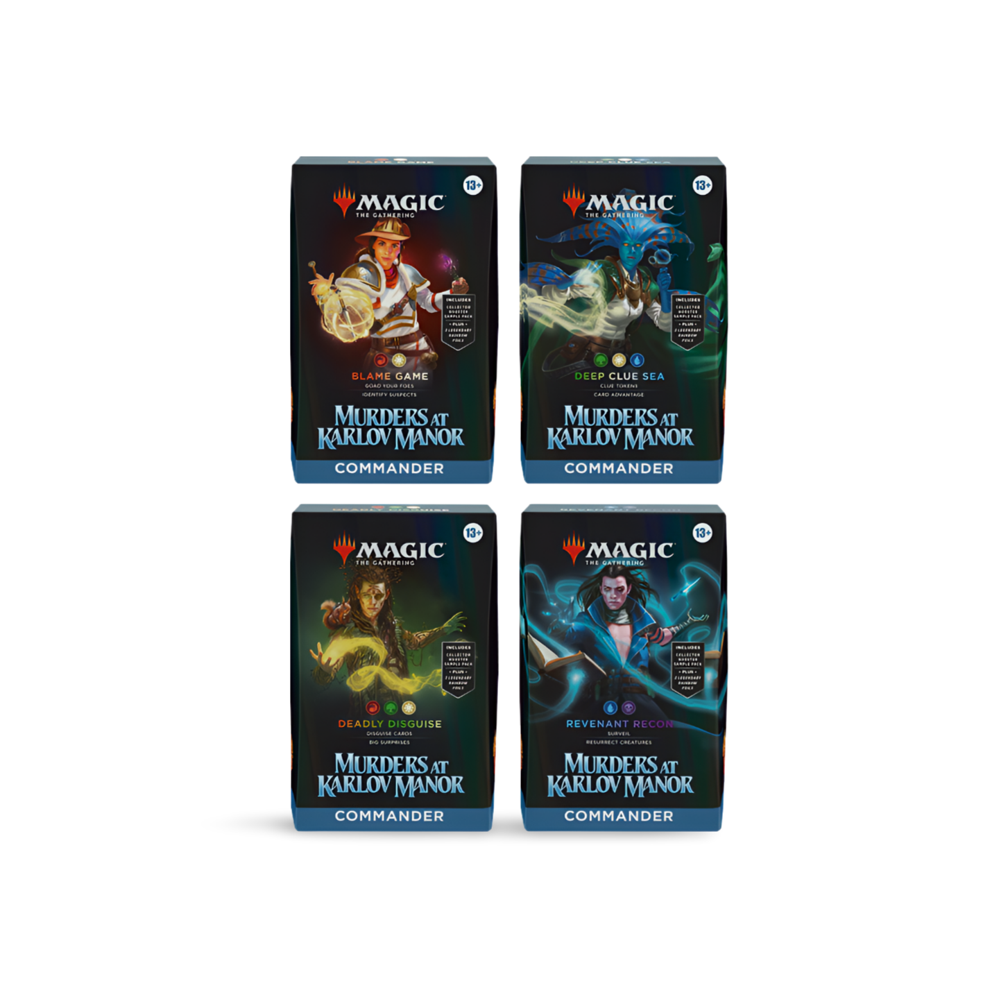 Murders at Karlov Manor Commander Deck Display (4 Decks) – Bild 1