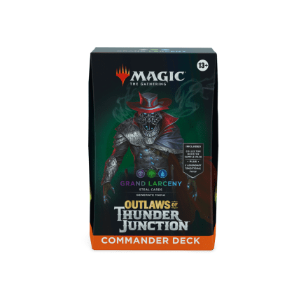 outlaws of thunder junction commander deck grand larceny englisch english guenstig billig kaufen otj mtg tcg