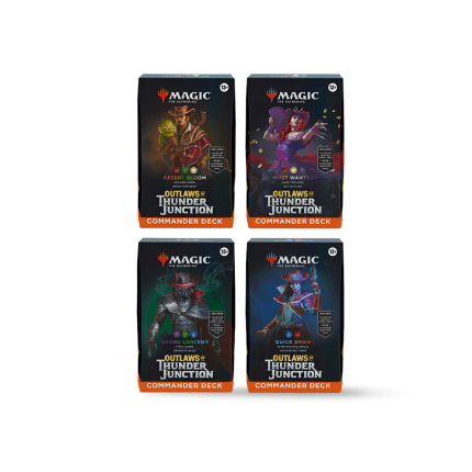 outlaws of thunder junction commander deck set englisch english guenstig billig kaufen otj mtg tcg