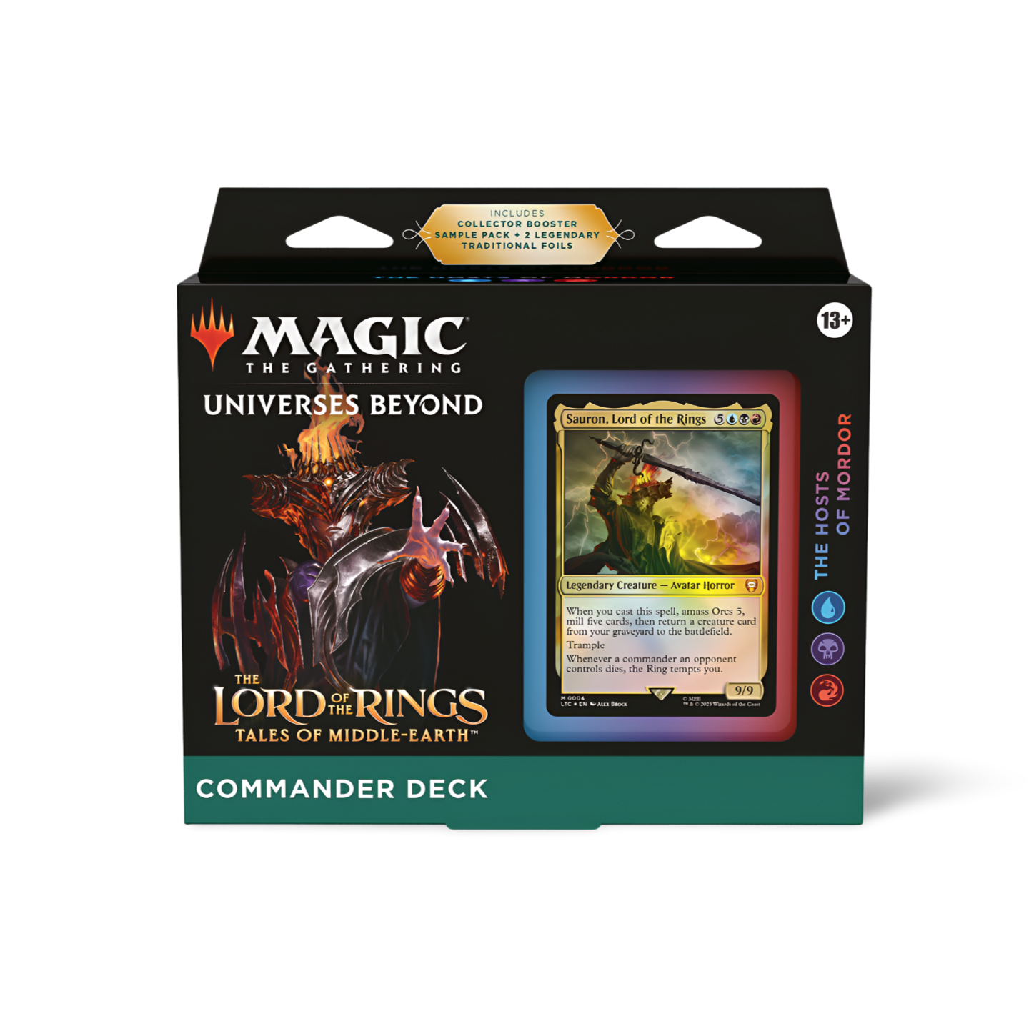 The Lord of the Rings: Tales of Middle Earth Commander Deck The Hosts of Mordor – Bild 1