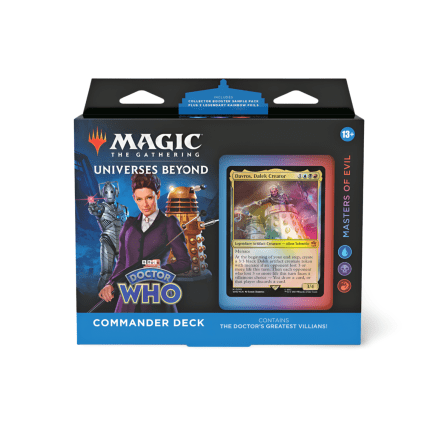 universes beyond doctor who commander deck masters of evil englisch english guenstig billig kaufen tcg mtg