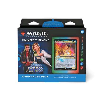 universes beyond doctor who commander deck paradox power englisch english guenstig billig kaufen tcg mtg