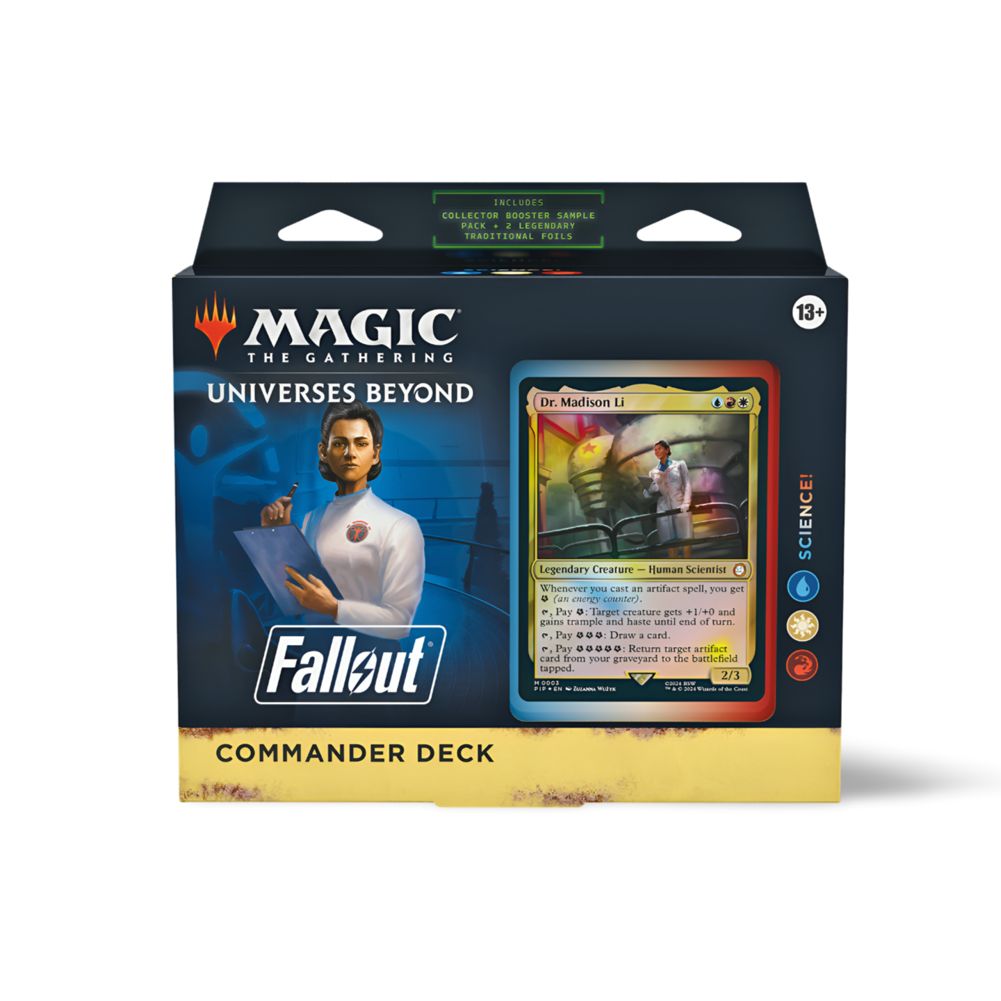 universes_beyond_fallout_commander_deck_science_englisch_english_guenstig_billig_kaufen_tcg_mtg_1 Universes Beyond: Fallout Commander Deck Display (4 Decks) – Bild 4