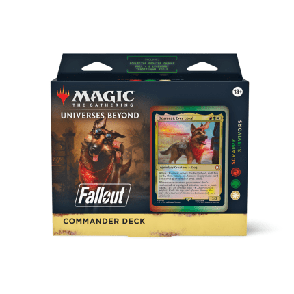 universes beyond fallout commander deck scrappy survivors englisch english guenstig billig kaufen tcg mtg 1