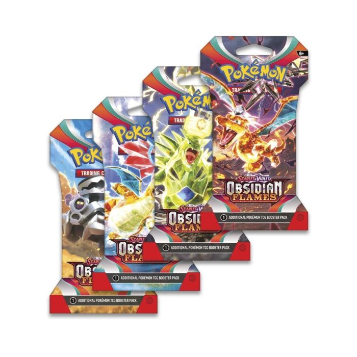 Scarlet & Violet Obsidian Flames Sleeved Booster Box (24) – Bild 1