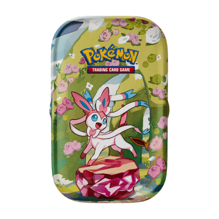 Feelinara Mini Tin Prismatische Entwicklungen – Pokémon TCG Booster & Evoli-Münze (DE)