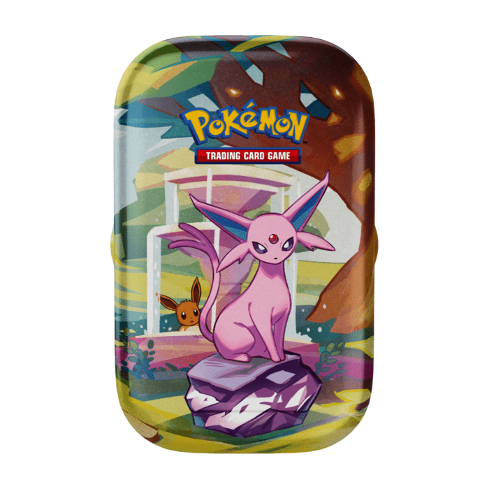 Pokemon Psiana Mini Tin deutsch – Prismatische Entwicklungen mit Boosterpacks & Evoli-Münze