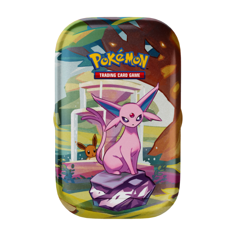 Pokemon Psiana Mini Tin deutsch – Prismatische Entwicklungen mit Boosterpacks & Evoli-Münze