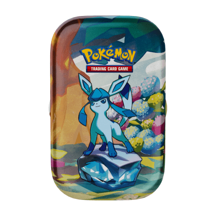 Glaziola Mini Tin Prismatische Entwicklungen – Pokémon Booster & Evoli-Münze (DE)