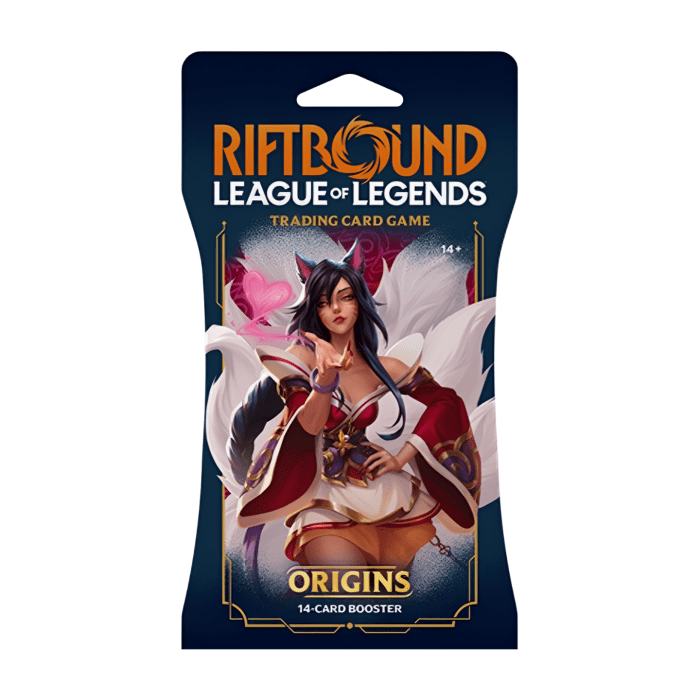 Riftbound League of Legends TCG Origins Sleeved Booster pack with premium League of Legends artwork – available at TcG Love