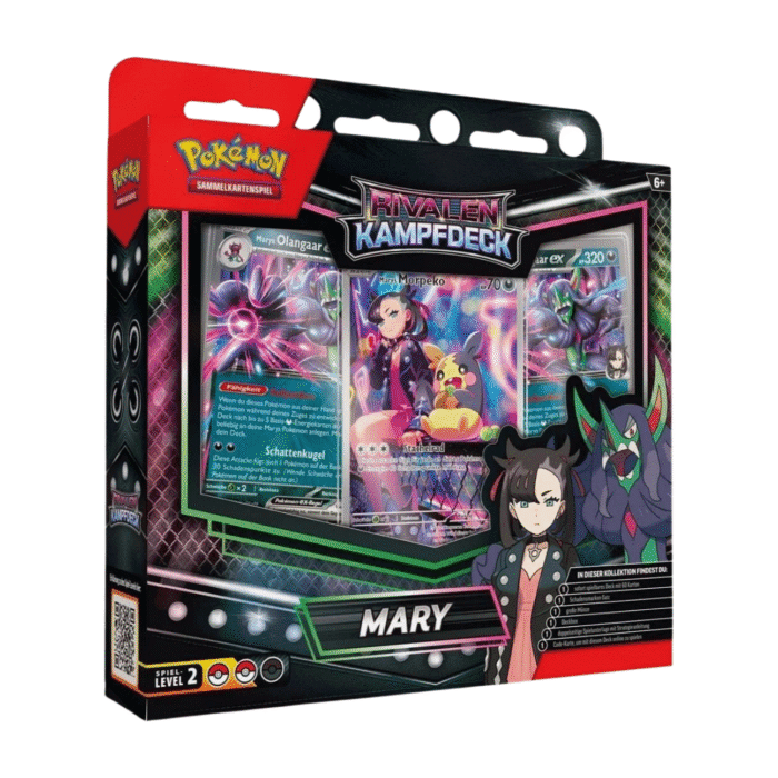 Pokémon Rivalen Kampfdeck Mary (deutsch) mit 60 Karten, Münze und Zubehör – erhältlich bei TcG Love