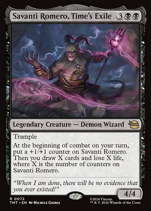 Savanti Romero, Time's Exile MTG Karte kaufen - Teenage Mutant Ninja Turtles - Englisch - TcG Love