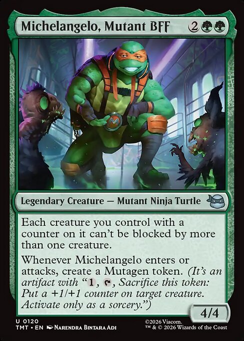 Michelangelo, Mutant BFF MTG Karte kaufen - Teenage Mutant Ninja Turtles - Englisch - TcG Love