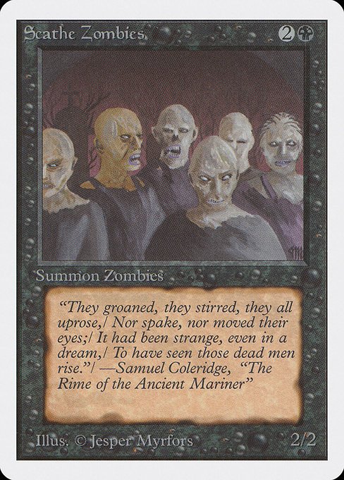 Scathe Zombies MTG Karte kaufen - Unlimited Edition - Englisch - TcG Love