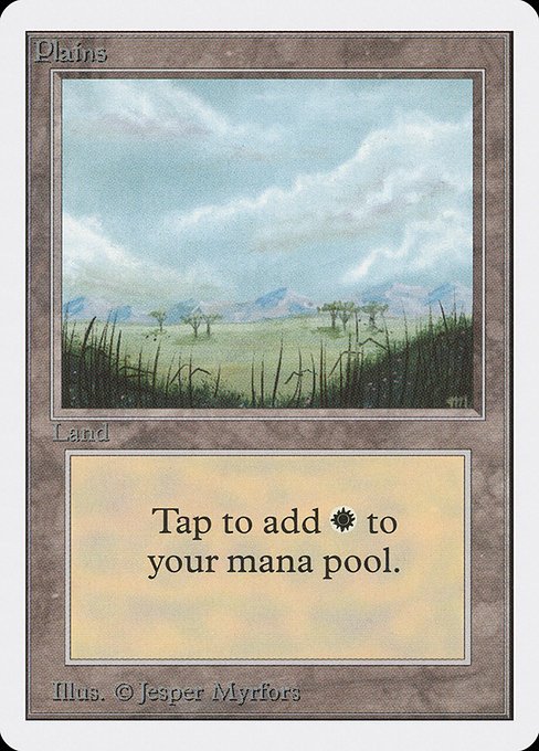 Plains MTG Karte kaufen - Unlimited Edition - Englisch - TcG Love