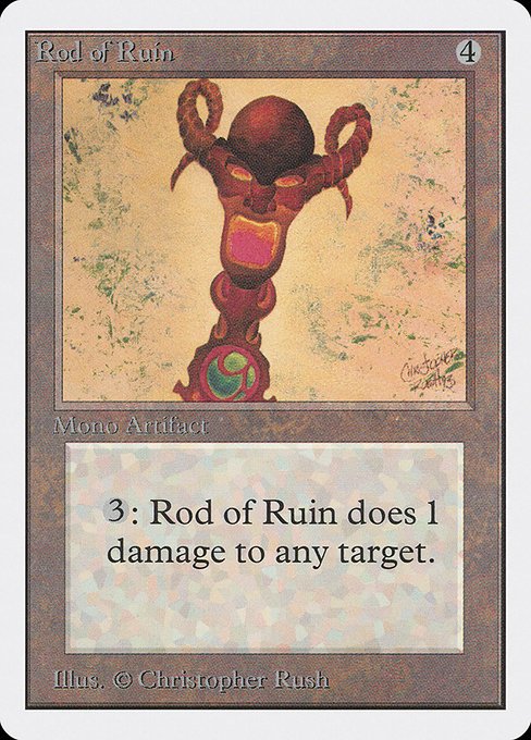 Rod of Ruin MTG Karte kaufen - Unlimited Edition - Englisch - TcG Love
