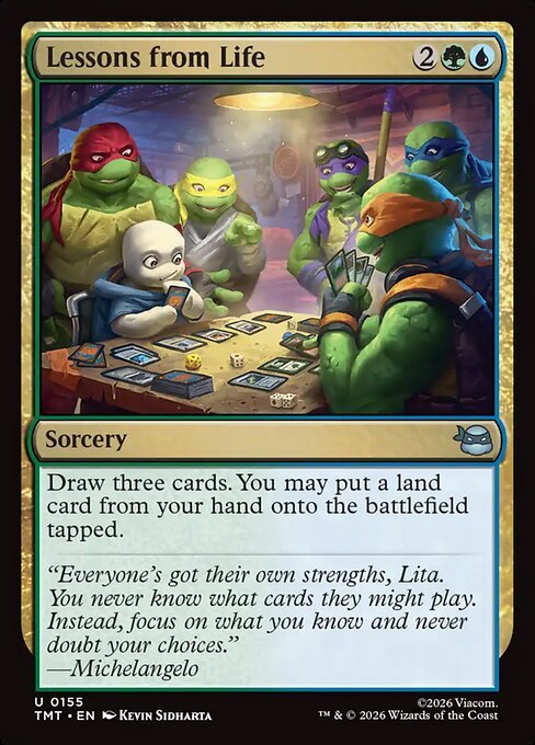 Lessons from Life MTG Karte kaufen - Teenage Mutant Ninja Turtles - Englisch - TcG Love