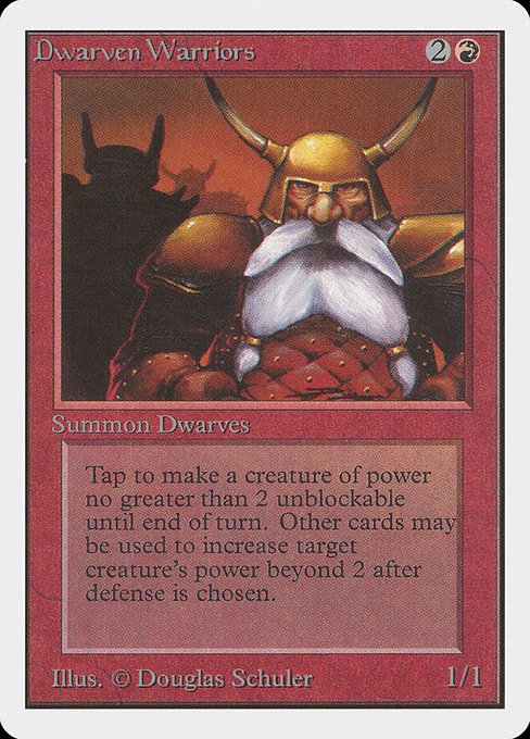 Dwarven Warriors MTG Karte kaufen - Unlimited Edition - Englisch - TcG Love
