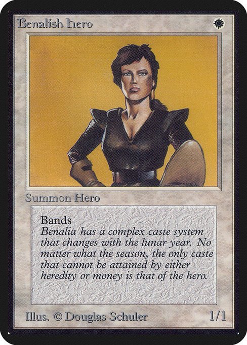 Benalish Hero MTG Karte kaufen - Limited Edition Alpha - Englisch - TcG Love