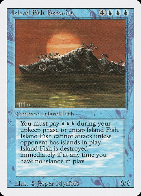 Island Fish Jasconius MTG Karte kaufen - Revised Edition - Englisch - TcG Love