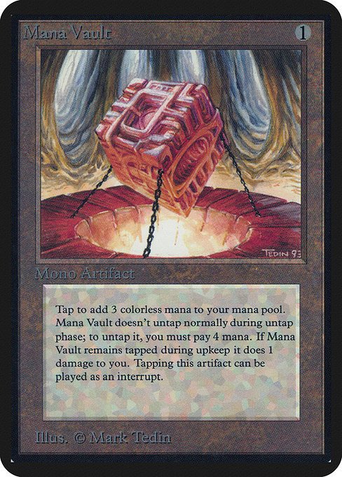 Mana Vault MTG Karte kaufen - Limited Edition Alpha - Englisch - TcG Love