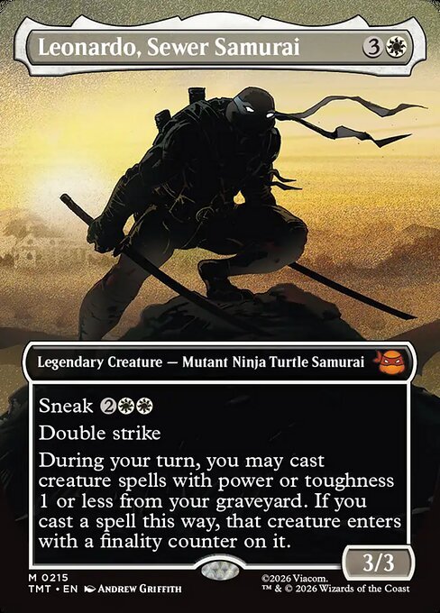 Leonardo, Sewer Samurai MTG Karte kaufen - Teenage Mutant Ninja Turtles - Englisch - TcG Love