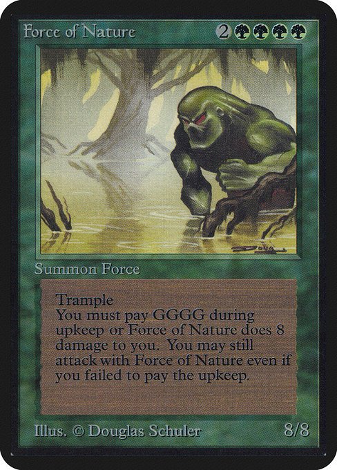 Force of Nature MTG Karte kaufen - Limited Edition Alpha - Englisch - TcG Love