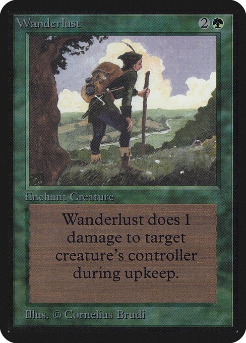 Wanderlust MTG Karte kaufen - Limited Edition Alpha - Englisch - TcG Love