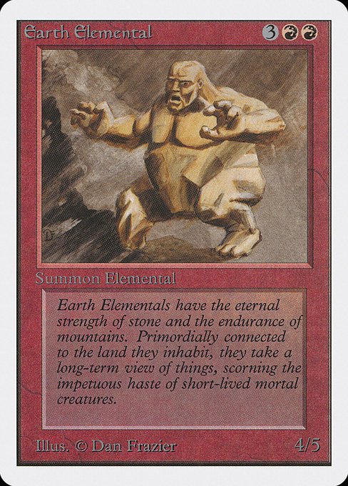 Earth Elemental MTG Karte kaufen - Unlimited Edition - Englisch - TcG Love