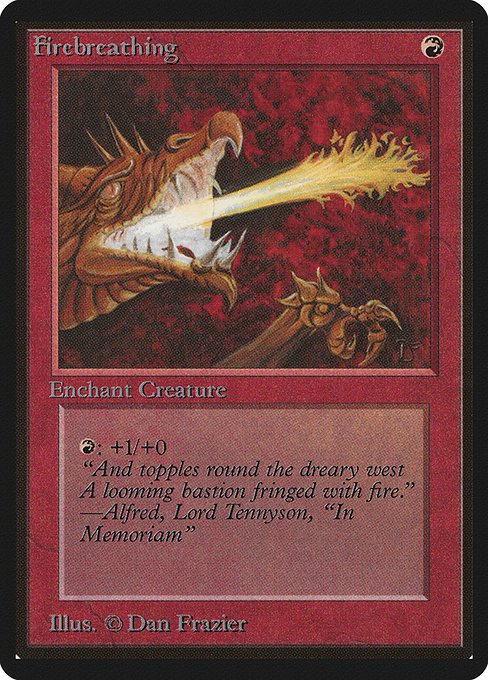 Firebreathing MTG Karte kaufen - Limited Edition Beta - Englisch - TcG Love