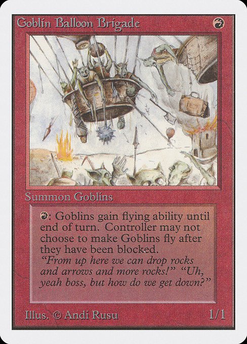 Goblin Balloon Brigade MTG Karte kaufen - Unlimited Edition - Englisch - TcG Love