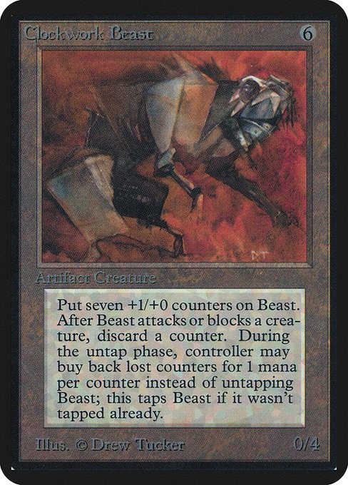 Clockwork Beast MTG Karte kaufen - Limited Edition Alpha - Englisch - TcG Love