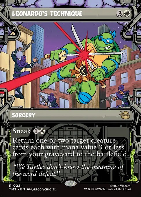 Leonardo's Technique MTG Karte kaufen - Teenage Mutant Ninja Turtles - Englisch - TcG Love
