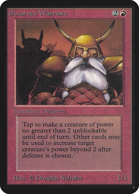 Dwarven Warriors MTG Karte kaufen - Limited Edition Alpha - Englisch - TcG Love