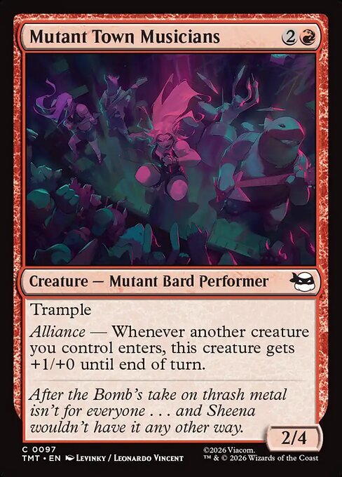 Mutant Town Musicians MTG Karte kaufen - Teenage Mutant Ninja Turtles - Englisch - TcG Love
