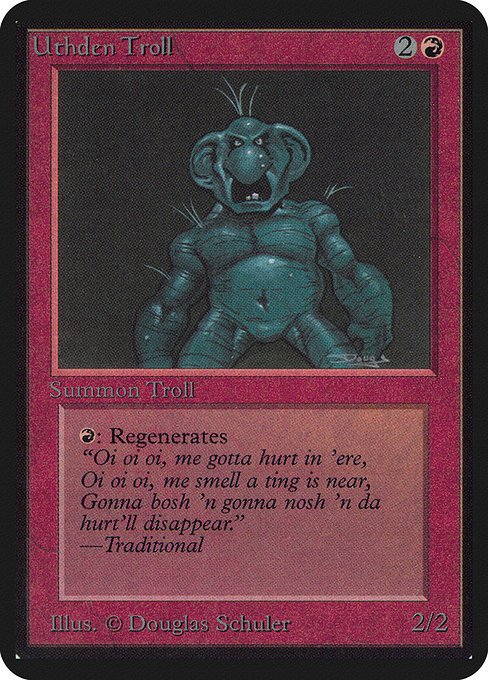 Uthden Troll MTG Karte kaufen - Limited Edition Alpha - Englisch - TcG Love