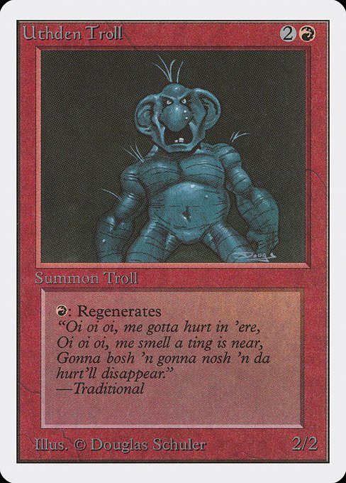 Uthden Troll MTG Karte kaufen - Unlimited Edition - Englisch - TcG Love
