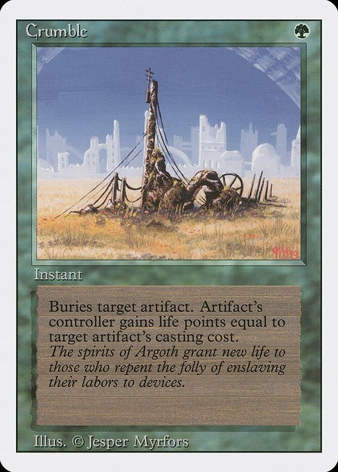 Crumble MTG Karte kaufen - Revised Edition - Englisch - TcG Love