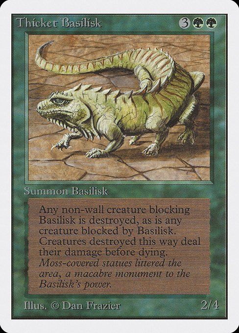 Thicket Basilisk MTG Karte kaufen - Unlimited Edition - Englisch - TcG Love