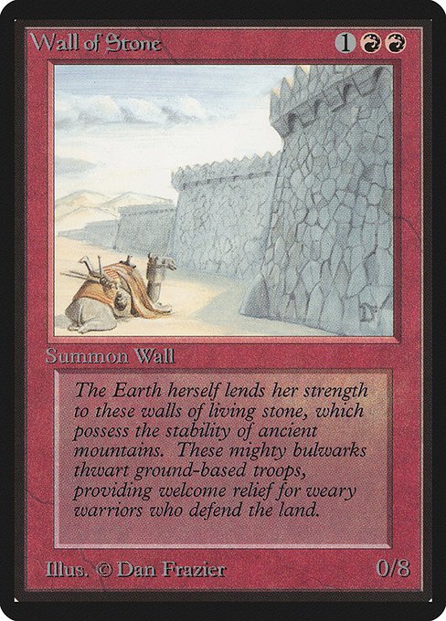 Wall of Stone MTG Karte kaufen - Limited Edition Beta - Englisch - TcG Love