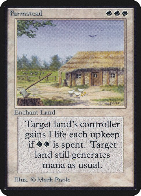 Farmstead MTG Karte kaufen - Limited Edition Alpha - Englisch - TcG Love