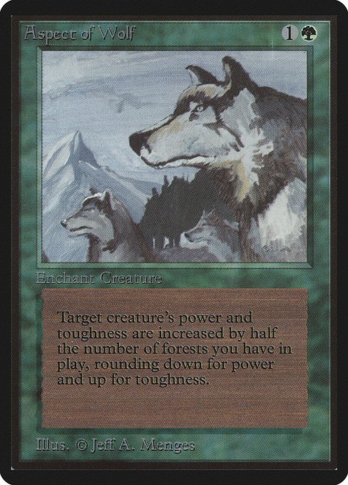 Aspect of Wolf MTG Karte kaufen - Limited Edition Beta - Englisch - TcG Love