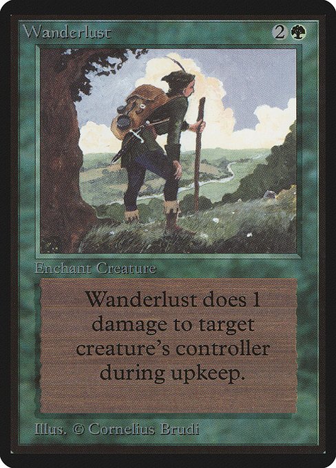 Wanderlust MTG Karte kaufen - Limited Edition Beta - Englisch - TcG Love