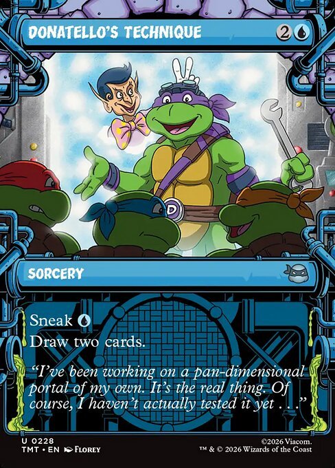 Donatello's Technique MTG Karte kaufen - Teenage Mutant Ninja Turtles - Englisch - TcG Love