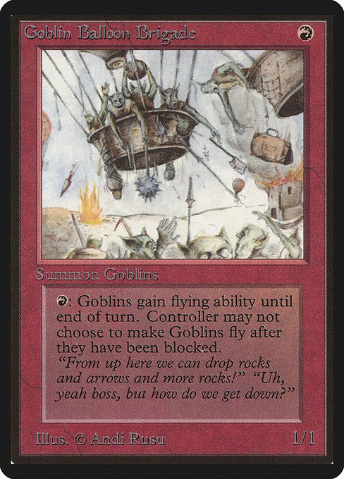 Goblin Balloon Brigade MTG Karte kaufen - Limited Edition Beta - Englisch - TcG Love