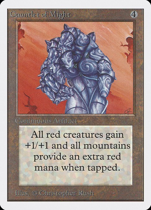 Gauntlet of Might MTG Karte kaufen - Unlimited Edition - Englisch - TcG Love